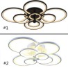 Modern Ring Circle Flush Mount Ceiling Lamp Bedroom LED Dimmable Ceiling Light