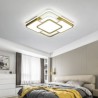 Gold LED Flush Mount Ceiling Light Fixture