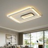 LED Rectangular Flush Mount Ceiling Light Fixture