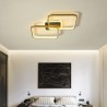 LED Square Flush Mount Ceiling Light Fixture