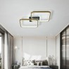 LED Square Flush Mount Ceiling Light Fixture