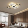 LED Square Flush Mount Ceiling Light Fixture