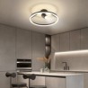 Living Room LED Flush Mount Ring Ceiling Light Fixture