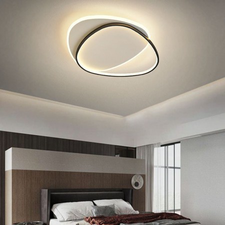 Double Triangle LED Flush Mount Ceiling Light