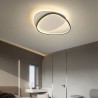 Double Triangle LED Flush Mount Ceiling Light