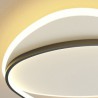 Double Triangle LED Flush Mount Ceiling Light