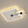 Modern Minimalist LED Flush Mount Ceiling Light Fixture