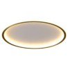 Round Hallway Light Fixtures Tricolor Dimming LED Flush Mount Ceiling Light