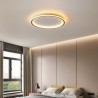 Round Hallway Light Fixtures Tricolor Dimming LED Flush Mount Ceiling Light