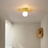 Globe Ceiling Lamp For Hallway Modern 1-Light Flush Mount Ceiling Light Fixture