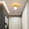 Globe Ceiling Lamp For Hallway Modern 1-Light Flush Mount Ceiling Light Fixture