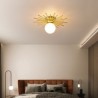 Globe Ceiling Lamp For Hallway Modern 1-Light Flush Mount Ceiling Light Fixture