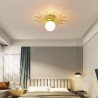 Globe Ceiling Lamp For Hallway Modern 1-Light Flush Mount Ceiling Light Fixture