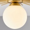 Globe Ceiling Lamp For Hallway Modern 1-Light Flush Mount Ceiling Light Fixture