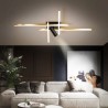 Modern Acrylic LED Linear Ceiling Flush Mount Spotlight