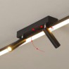 Acrylic LED Linear Ceiling Flush Mount Spotlight