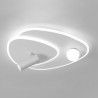 Spotlight Geometric LED Flush Mount Acrylic Ceiling Light