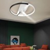 Spotlight LED Ceiling Lamp Black & White Acrylic