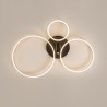 LED Halo Ring Lighting Spotlight Brushed Gold Ceiling Lamp