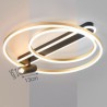 Spotlight LED Ceiling Lamp Circle Rings Acrylic Fixture