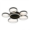 Acrylic LED Flush Mount Ceiling Light with 6 Rings