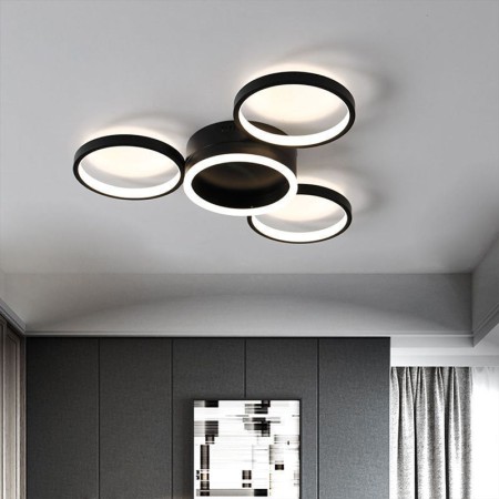 mys013 4-Ring LED Flush Mount Ceiling Light