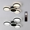 mys013 4-Ring LED Flush Mount Ceiling Light