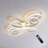 LED Ceiling Light with a Modern Knot