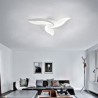 Bedroom Living Room Acrylic Petal LED Flush Mount Ceiling Light