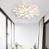 Bedroom Living Room Acrylic Antler LED Flush Mount Ceiling Light