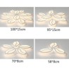 Bedroom Living Room Acrylic LED Flower Flush Mount Ceiling Light