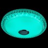 Remote Control Bluetooth Music Speaker Light Bedroom Bar RGB LED Flush Mount Ceiling Light