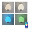 Remote Control Bluetooth Music Speaker Light Bedroom Bar RGB LED Flush Mount Ceiling Light