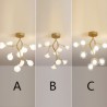 Nordic LED Branches Flush Mount Ceiling Light Bedroom Living Room