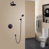 Antique Black Shower Faucet Set ORB Rain Shower Faucet