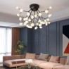 Nordic Style Decorative Light Fixture Living Room Bedroom Minimalist LED Petal Flush Mount Ceiling Light