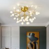 Nordic Minimalist LED Flush Mount Ceiling Light Living Room Bedroom Decorative Light Fixture