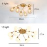 Living Room Bedroom LED Magic Bean Flush Mount Ceiling Light