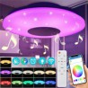 Remote APP Control Bluetooth Music Speaker Lamp 36W RGB LED Flush Mount Ceiling Light Decorative Lamp