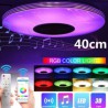 Remote APP Control Bluetooth Music Speaker Lamp 36W RGB LED Flush Mount Ceiling Light Decorative Lamp