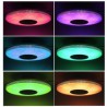 Remote APP Control Bluetooth Music Speaker Lamp 36W RGB LED Flush Mount Ceiling Light Decorative Lamp