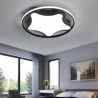 LED Star Flush Mount Ceiling Light Bedroom Kids Room Modern Simple Ceiling Light