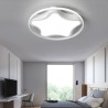 LED Star Flush Mount Ceiling Light Bedroom Kids Room Modern Simple Ceiling Light