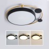 Circle Acrylic Ceiling Light Bedroom Living Room Contemporary LED Flush Mount Ceiling Light