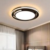 LED Flush Mount Ceiling Light Circular Ceiling Fixture Bedroom Living Room Modern Minimalist