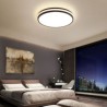 Modern Acrylic Lighting Bedroom Living Room Minimalist Circular LED Flush Mount Ceiling Light Fixture