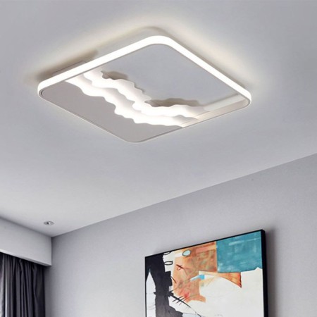 Spindrift Ceiling Fixture Bedroom Living Room Unique LED Flush Mount Ceiling Light