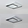 Bedroom Living Room Nordic Style LED Flush Mount Square Frame Ceiling Fixture