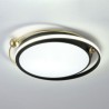 Bedroom Living Room Circular Acrylic LED Flush Mount Ceiling Light