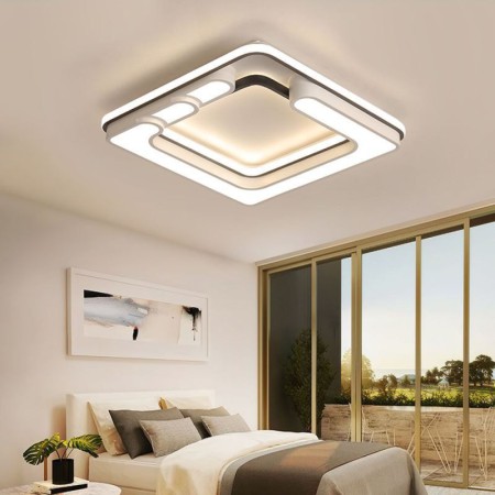 LED Flush Mount Ceiling Light Square Lighting Bedroom Living Room Modern Simple